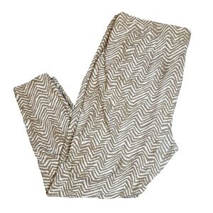 Chico’s Travelers Leggings Tan White 3R Size XL